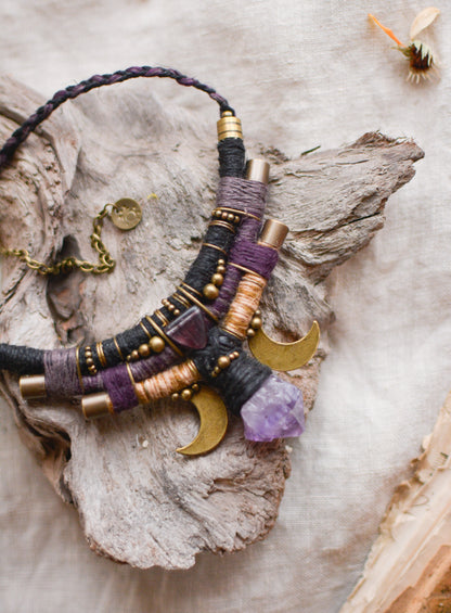 Selvara Necklace with Amethyst