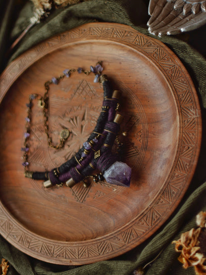 Amethyst Short Necklace