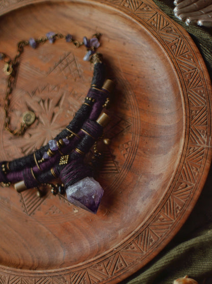 Amethyst Short Necklace