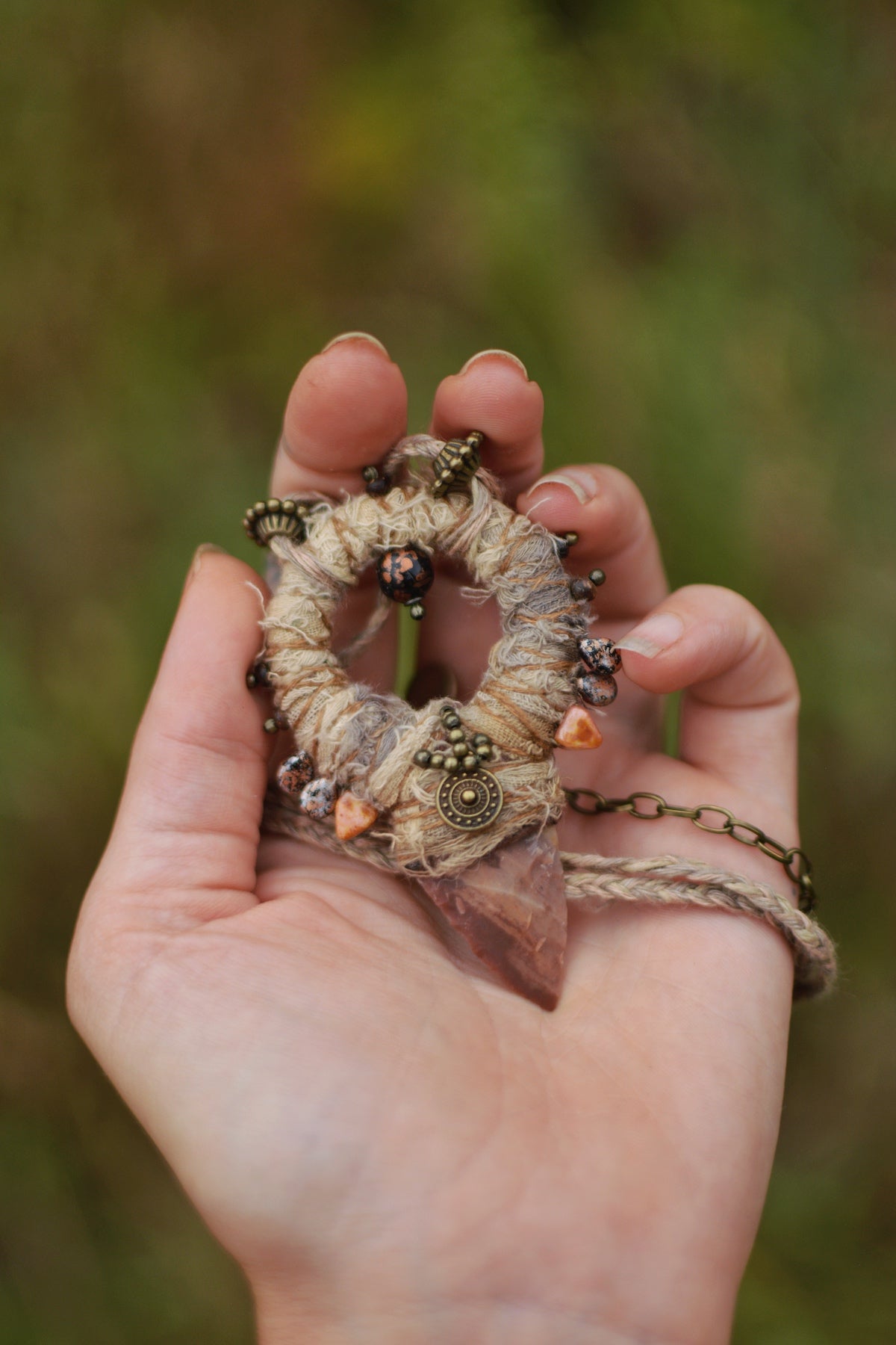 Afterlife Talisman with Flint-Flake Arrow