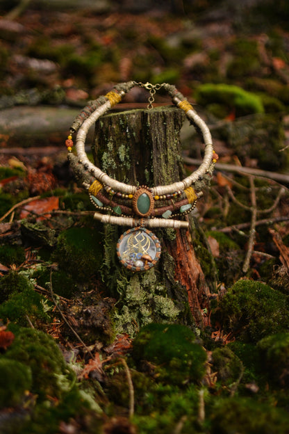 Intambo x Gaiaékszer Necklace - Forest dweller