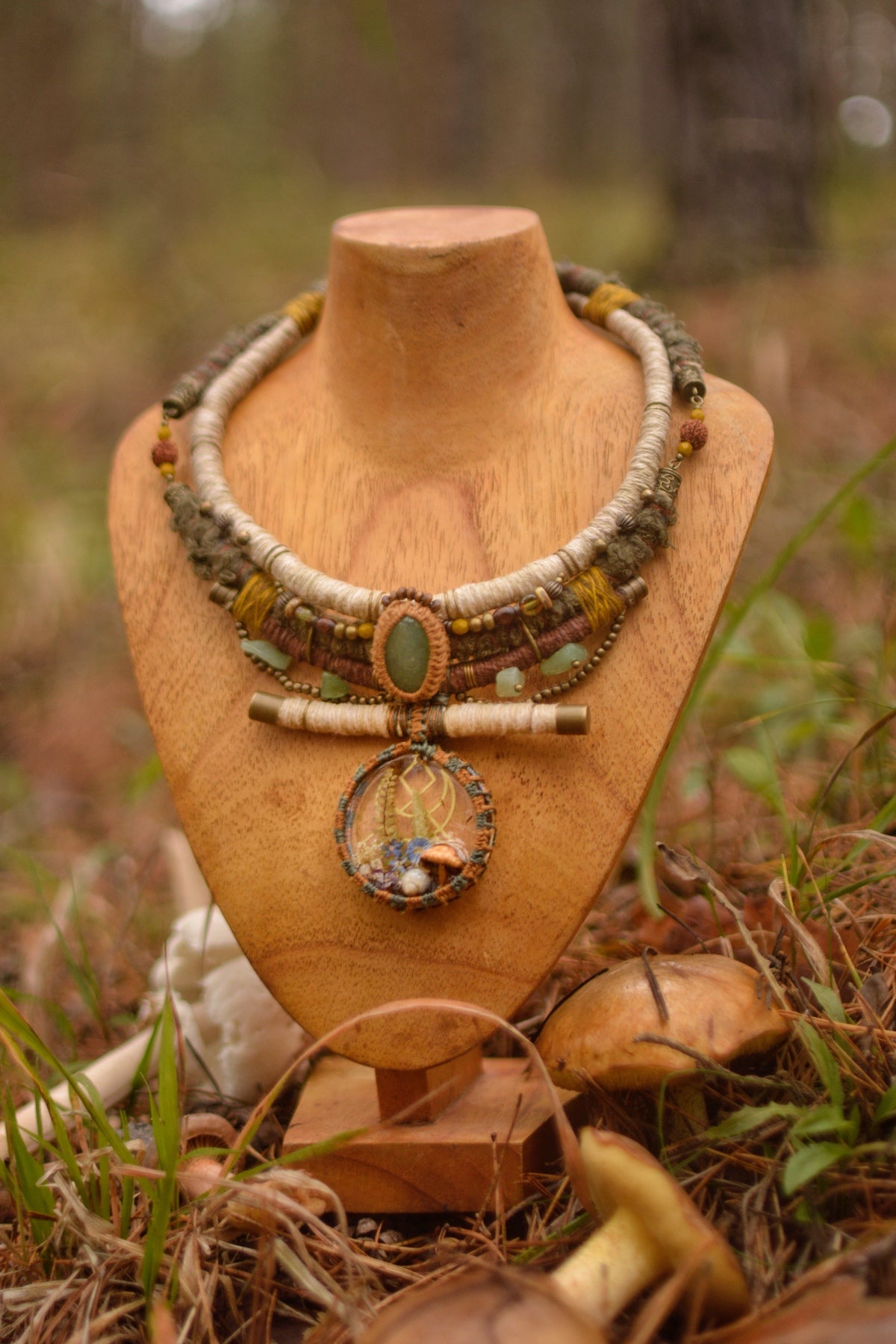 Intambo x Gaiaékszer Necklace - Forest dweller