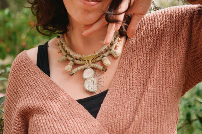 Seashore Stories Necklace with Seaside Stones
