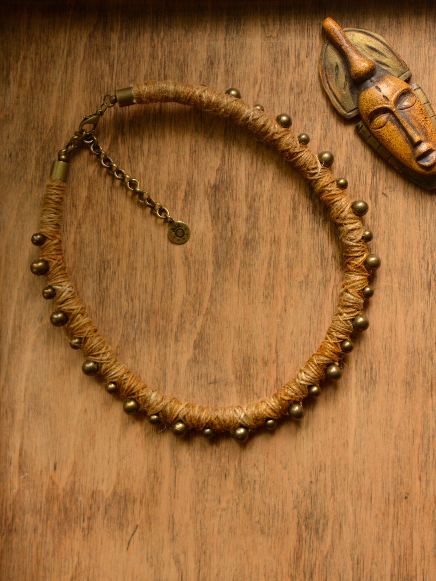 Kūhle Necklace - Earthbound with Plant Dyed Hemp