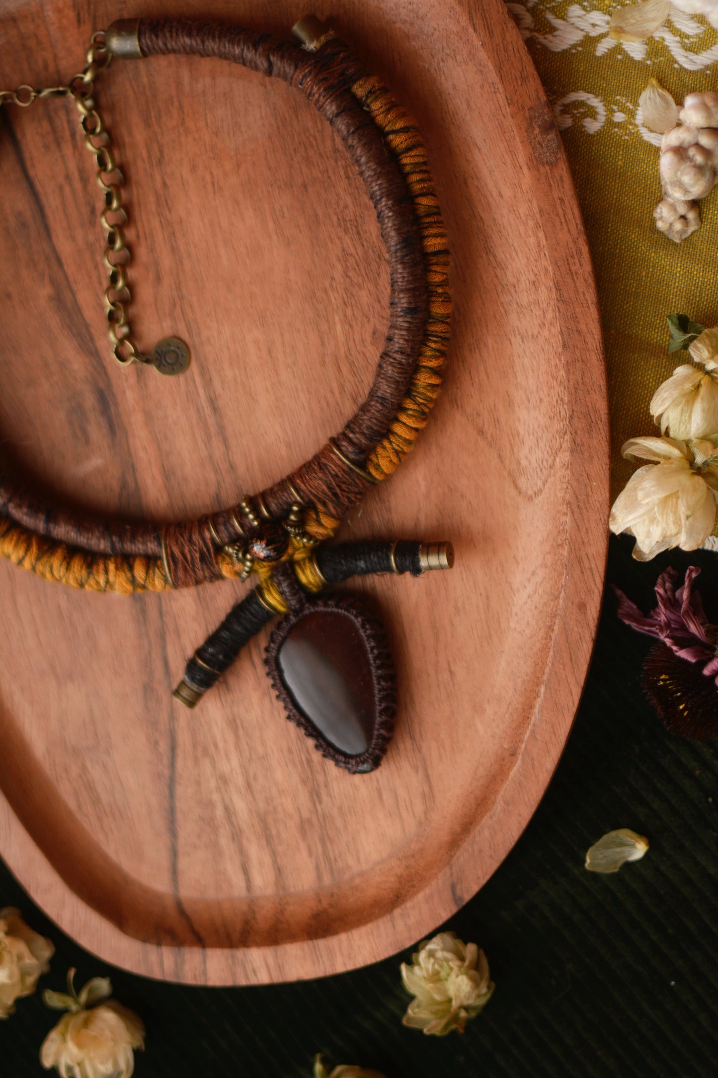 Jack'O Lantern Necklace with Dragons Eye