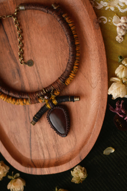 Jack'O Lantern Necklace with Dragons Eye